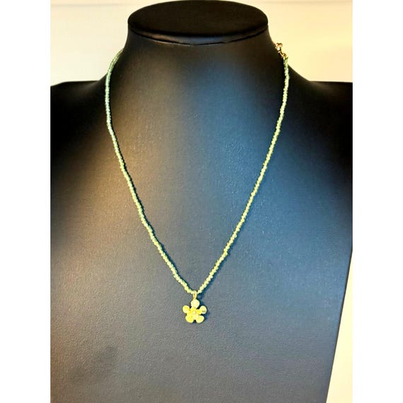 Michael Michaud Desert Flower Peridot Pendant Necklace