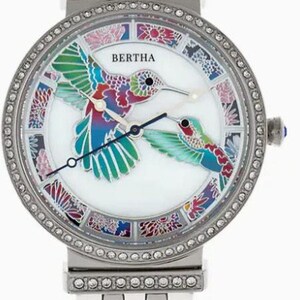 Bertha Katherine Enamel-Designed Bracelet Watch NIB with COA Bertha Katherine Women main image 3