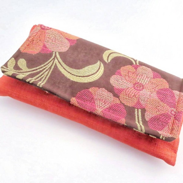 Burnt Orange Clutch Etsy