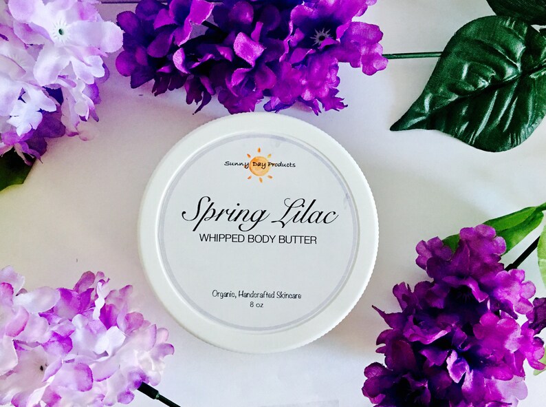 Lilac Body Butter Lilac Body Lotion Whipped Lilac Scented Etsy
