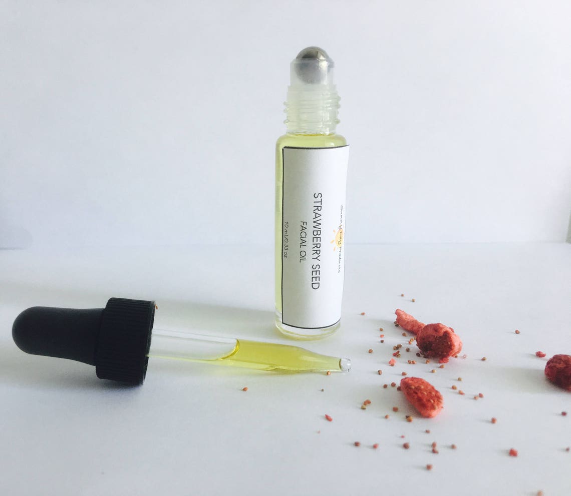 Antiaging Strawberry Seed Face Oil Strawberry Face Serum Etsy