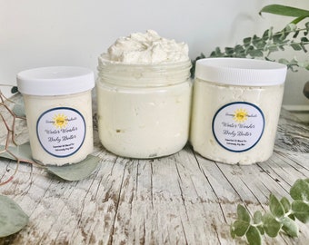 Winter Skin Soothing Body Butter | Itchy Dry Skin Remedy | Vegan Lotion | No Preservatives | Tight Dry Skin Relief | No Fillers