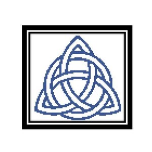 Cross Stitch Pattern Trinity Celtic Knot Celtic Cross Etsy Birth announcements imaginating cross stitch. etsy