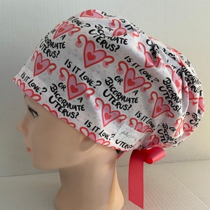 Women's Surgical Scrub Hat~Euro Style~Bicornuate~Uterus~OBGYN~Gynecology~Obstetrics~L&D~Gynecologist