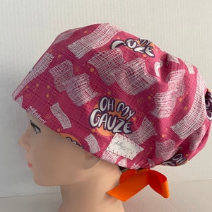 Women's Surgical Scrub Hat~Euro Style~Surgeon~Surgery~OR~Tech~Scrub~Rotating~Oh My Gauze!