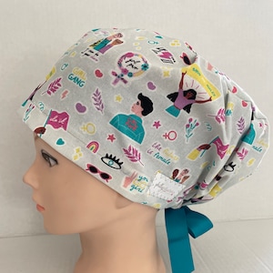 Women's Surgical Scrub Hat~Euro Style~Girl Power~Girl Gang~Lady Boss~Female Future~My Body My Rules!