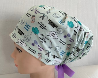 Women's Surgical Scrub Hat~Euro Style~Swift~~Anesthesia~Sweet Dreams~Taylor~Swifty~Eras