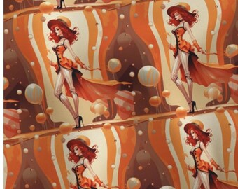New! PONYTAIL Style~Women’s Surgical Scrub Hat~Showgirl~Orange~October 3~In My Showgirl Era~Taylor