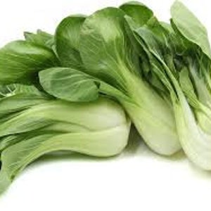 Bok Choy, Shanghai Greens, brassica rapa var, chinensis, 100 Seeds Per Pack, Organic, heirloom, Edible, GMO Free