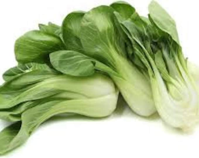 Bok Choy, Shanghai Greens, brassica rapa var, chinensis, 100 Seeds Per Pack, Organic, heirloom, Edible, GMO Free