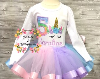diy unicorn birthday outfit