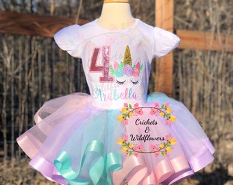 unicorn birthday party outfit