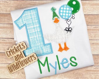 One Silly Goose Birthday Shirt, Boys One Silly Goose Birthday Shirt, Boys First Birthday Shirt,  One Silly Goose Birthday Party