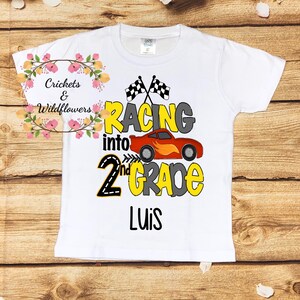 Back to School Shirt, Hello 2nd Grade Back To School Shirt, First Day of School Shirt for Boy, Personalized Back to School Shirt, Second