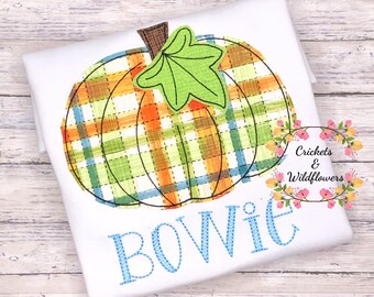 Pumpkin Shirt for Boy, Pumpkin Patch Shirt for Boy, Personalized Pumpkin Shirt for Boy, Fall Shirt for Boy, Personalized Fall Shirt, A-Z