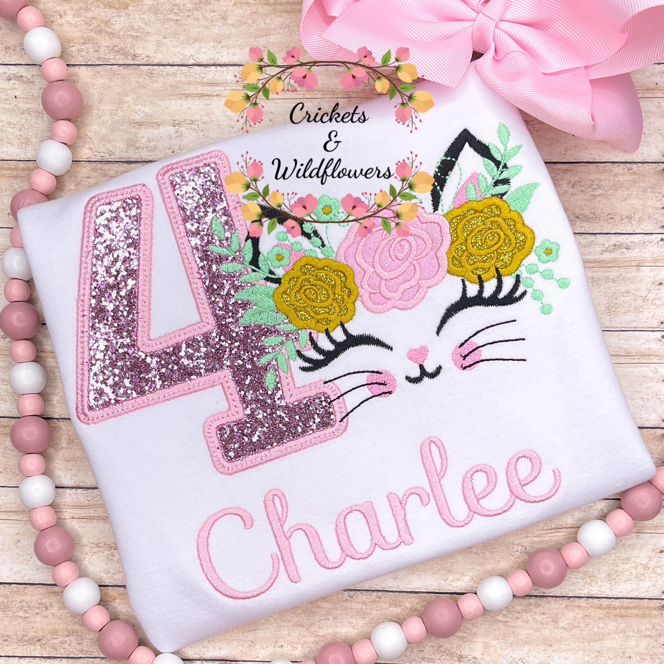 Cat Birthday Shirt for Girl Kitty Birthday Shirt for Girl Etsy