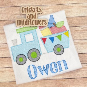 Back to School Shirt for Boy, Train Shirt for Boy, Personalized Back to School Shirt, Boys Back to School Shirt, First Day of School Shirt,