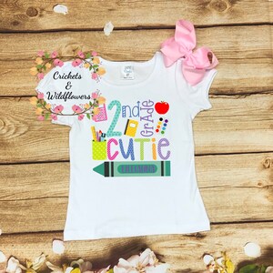 Back to School Shirt , Crayons Back To School Shirt, First Day of School Shirt for Girl, Personalized Back to School Shirt, Monogrammed Top