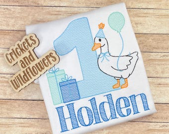 One Silly Goose Birthday Shirt, Boys One Silly Goose Birthday Shirt, Boys First Birthday Shirt,  One Silly Goose Birthday Party