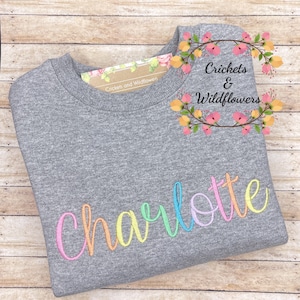 Kids Name Sweater, Monogrammed Sweatshirt, Kids Sweatshirt, Toddler Sweatshirt, Monogrammed Gift, Personalized Sweater, Birthday Gift
