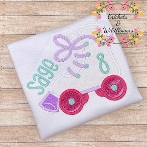 Roller Skate 8th Birthday Shirt, Skating 8 Birthday Shirt, Roller Skating Birthday Party Shirt, Girls 8th Birthday Shirt, Skate to Eight