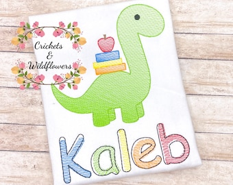 Back to School Shirt for Boy, Dinosaur Shirt for Boy, Personalized Back to School Shirt, Back to School Shirt, First Day of School Shirt