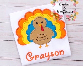 Thanksgiving Shirt for Boy, Boy Turkey Shirt, Personalized Thanksgiving Shirt, Turkey Day Shirt for Boy, Thanksgiving Turkey Shirt
