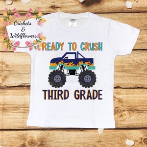 Back to School Shirt, Hello 3rd Grade Back To School Shirt, First Day of School Shirt for Boy, Personalized Back to School Shirt, Third