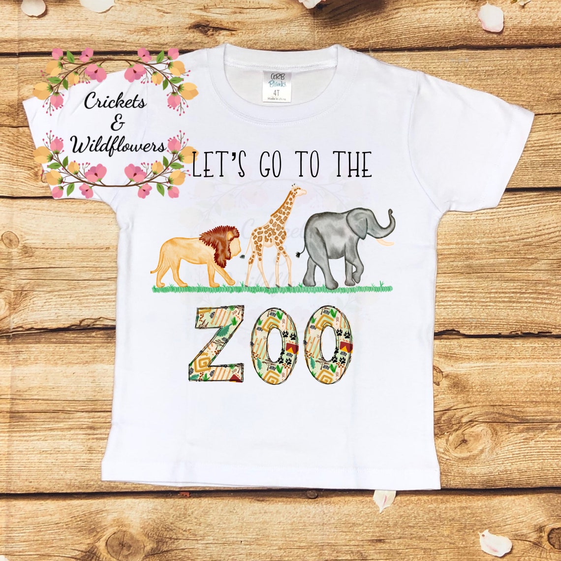 Lets Go To The Zoo Shirt Zoo Shirt for Toddlers Zoo Shirt Etsy