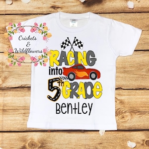 Back to School Shirt, Hello 5th Grade Back To School Shirt, First Day of School Shirt for Boy, Personalized Back to School Shirt, Fifth
