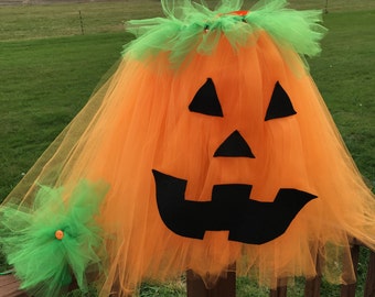 Pumpkin Costume, Girls Pumpkin Costume, Pumpkin Tutu Dress, Girls Halloween Costume, Halloween Costume for Baby, Baby Pumpkin Costume,