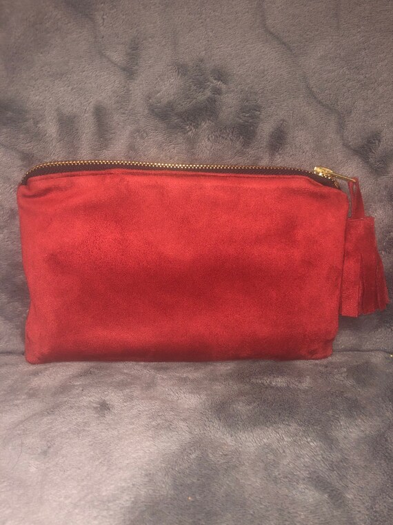 burnt orange clutch