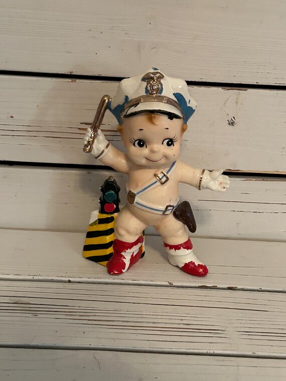 Vintage Kewpie Traffic Cop China Doll/ Rose Mcneil Kewpie/ 7363 - Etsy