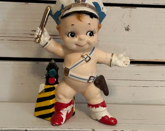 Vintage Kewpie Traffic Cop China Doll/ Rose Mcneil Kewpie/ 7363 - Etsy