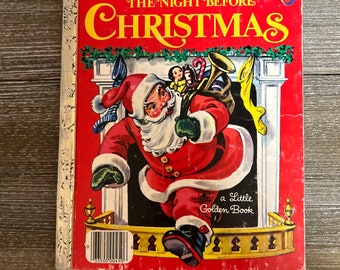 Vintage Golden Book/ The Night Before Christmas