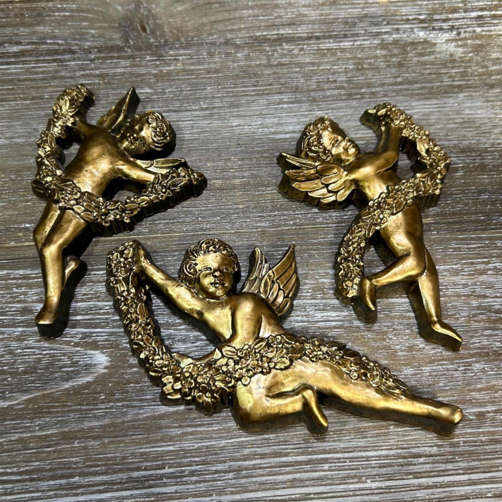 1970s SYROCO USA製 ヴィンテージ壁飾り 鳥と木 Vintage Syroco Wall