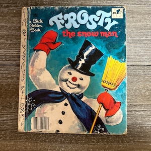 Livre d&#39;or vintage Frosty le bonhomme de neige