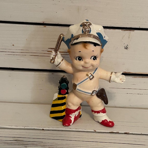 Vintage Kewpie Traffic Cop China Doll/ Rose Mcneil Kewpie/ 7363 - Etsy