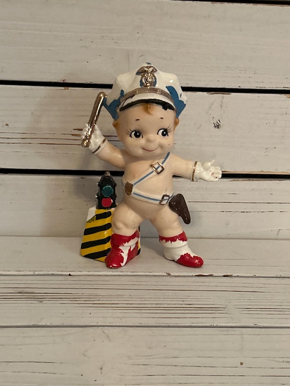 Vintage Kewpie Traffic Cop China Doll/ Rose Mcneil Kewpie/ 7363 - Etsy