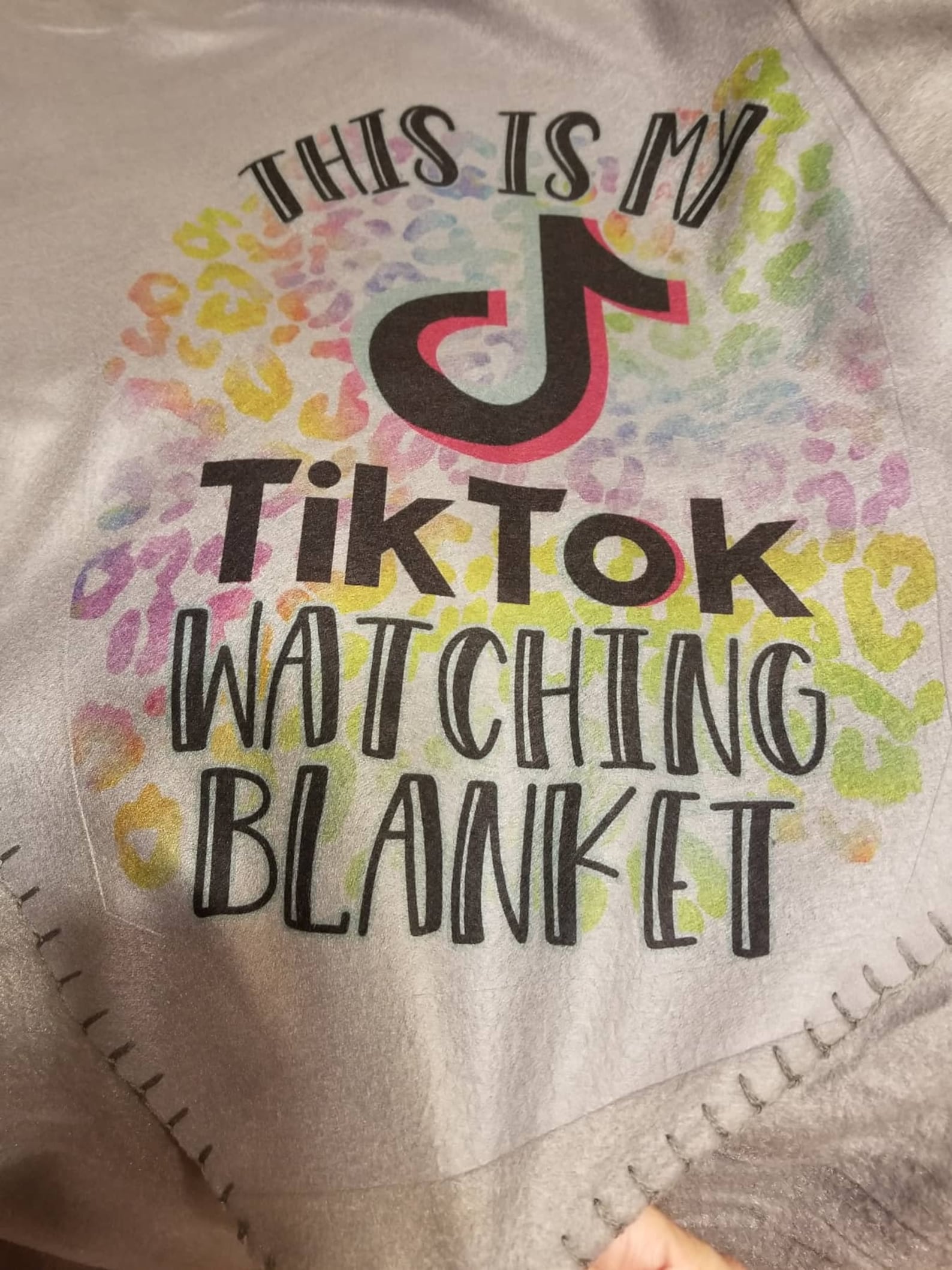 TikTok WTikTok Watching Blanket Video Watching Blanket Etsy