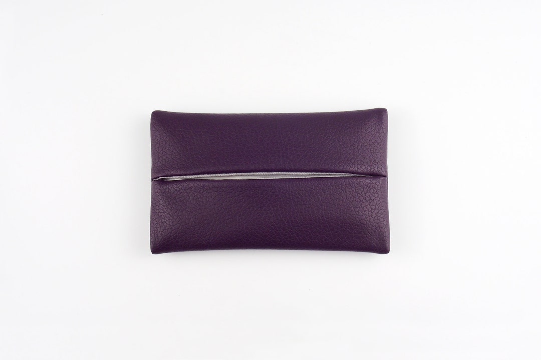 PU Leather Pocket Tissue Holder for Purse, Travel Tissue Holder, Tissue
