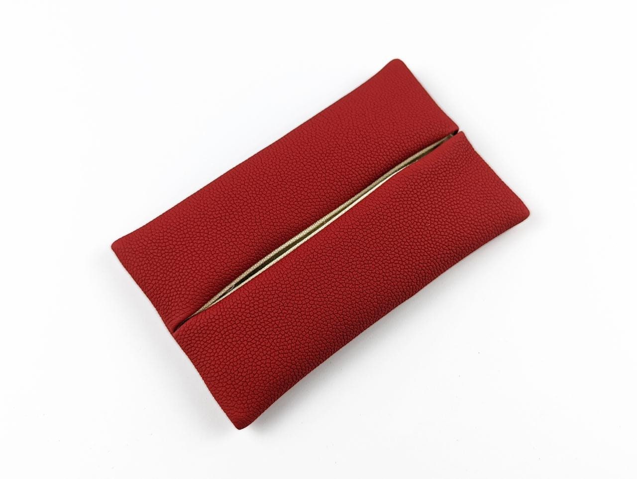 Pocket Tissue Holder for Purse, PU Leather Travel Tissue Cover
