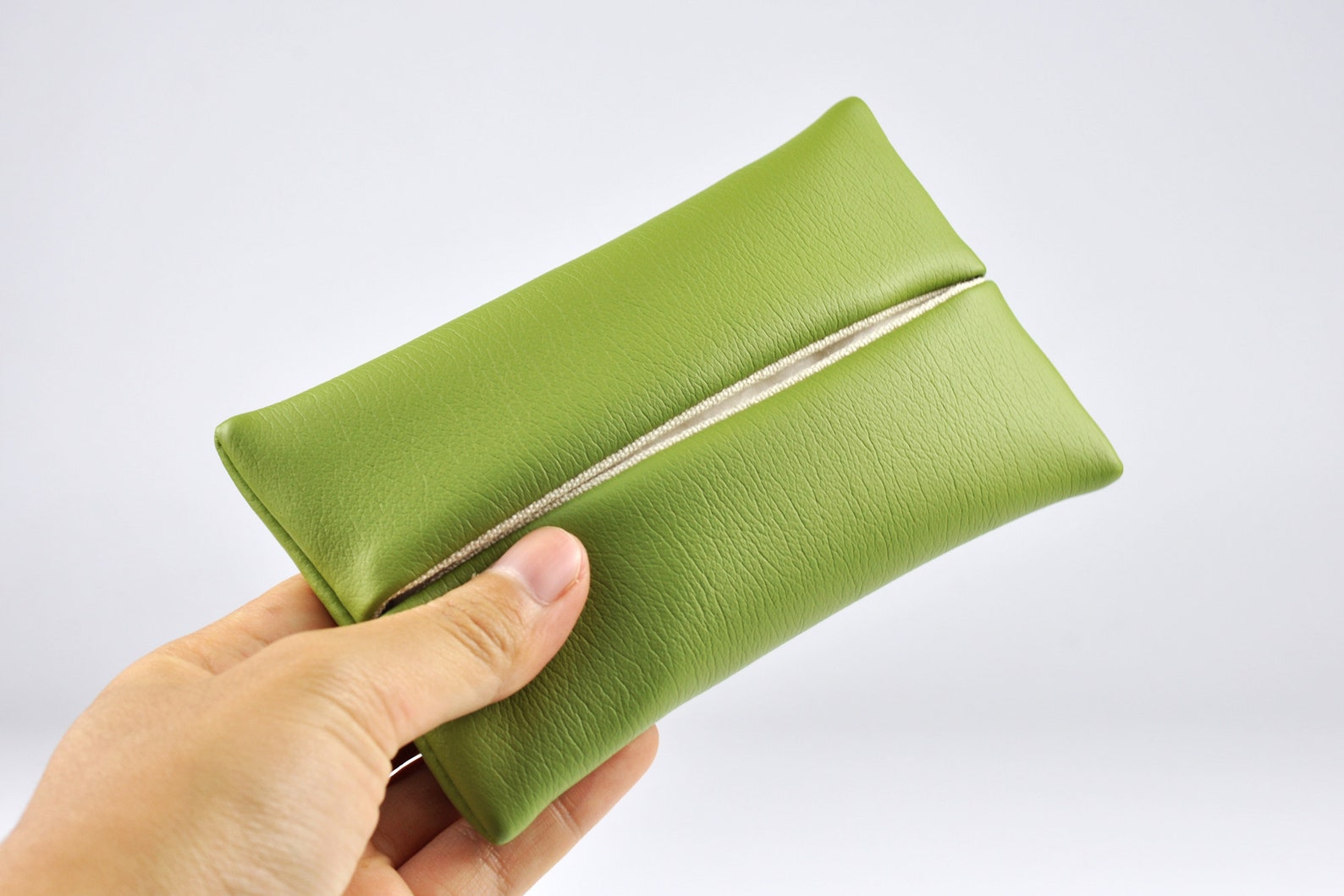 PU Leather Pocket Tissue Holder, Travel Tissue Holder for Purse