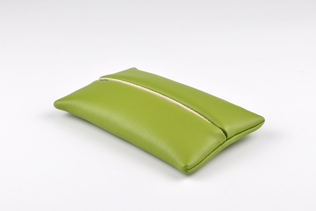 PU Leather Pocket Tissue Holder, Travel Tissue Holder for Purse