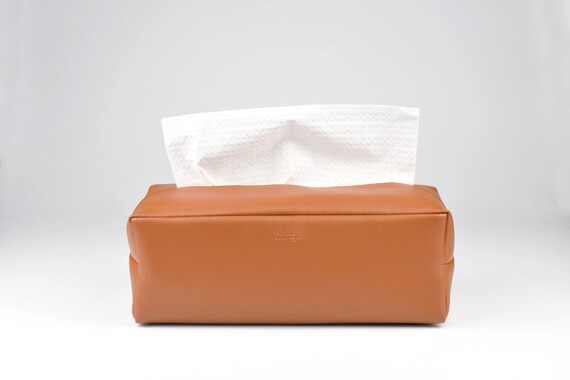 Leather Tissue Paper Tissue Holder, Tissue Box Holder/Rectangular