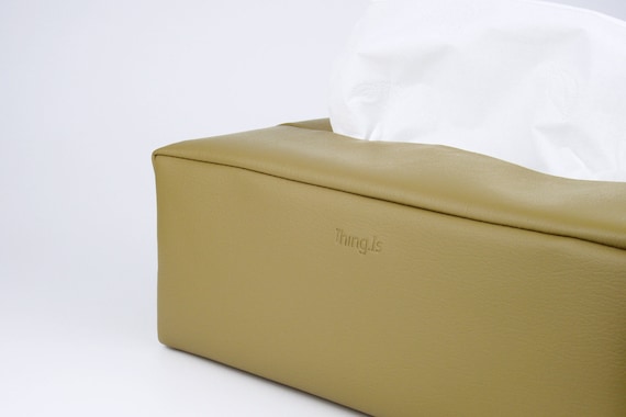 Leather Tissue Paper Tissue Holder, Tissue Box Holder/Rectangular