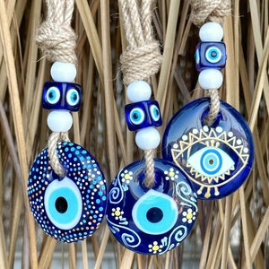 Evil Eye Wall Hanging, House Protection, Authentic Wall Decor, Christmas Gift Ideas, New Home Gift, Greek Evil Eye, Door Decoration