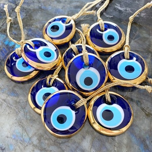 Wedding Favors for Guests, 50-100 pcs, Evil Eye Wedding Gift, Gold Evil Eye Bead, Greek Weddings