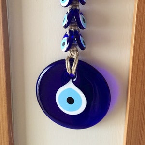 SALE large evil eye wall hanging Evil eye wall hanging nazar boncuk evil eye wall decor nazar bead large evil eye macrame wall han image 2