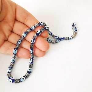 Evil Eye Beads Greek Komboloi Prayer Beads, Evil Eye Car Charm for New Car Gift image 3